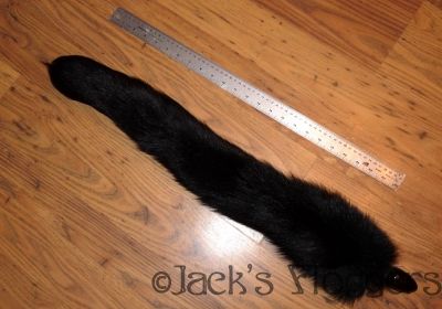 Black Pussy Cat Tail Butt Plug